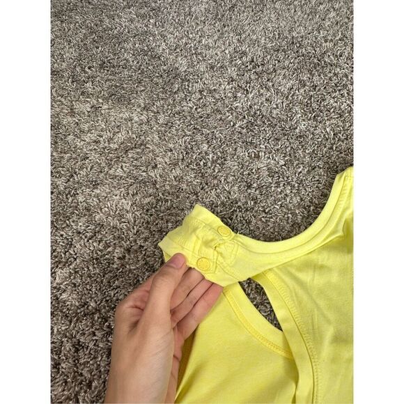 Zyia Active Lemon Laguna Downtime Romper RC Neon Drawstring Waistband Pockets L - Picture 7 of 12